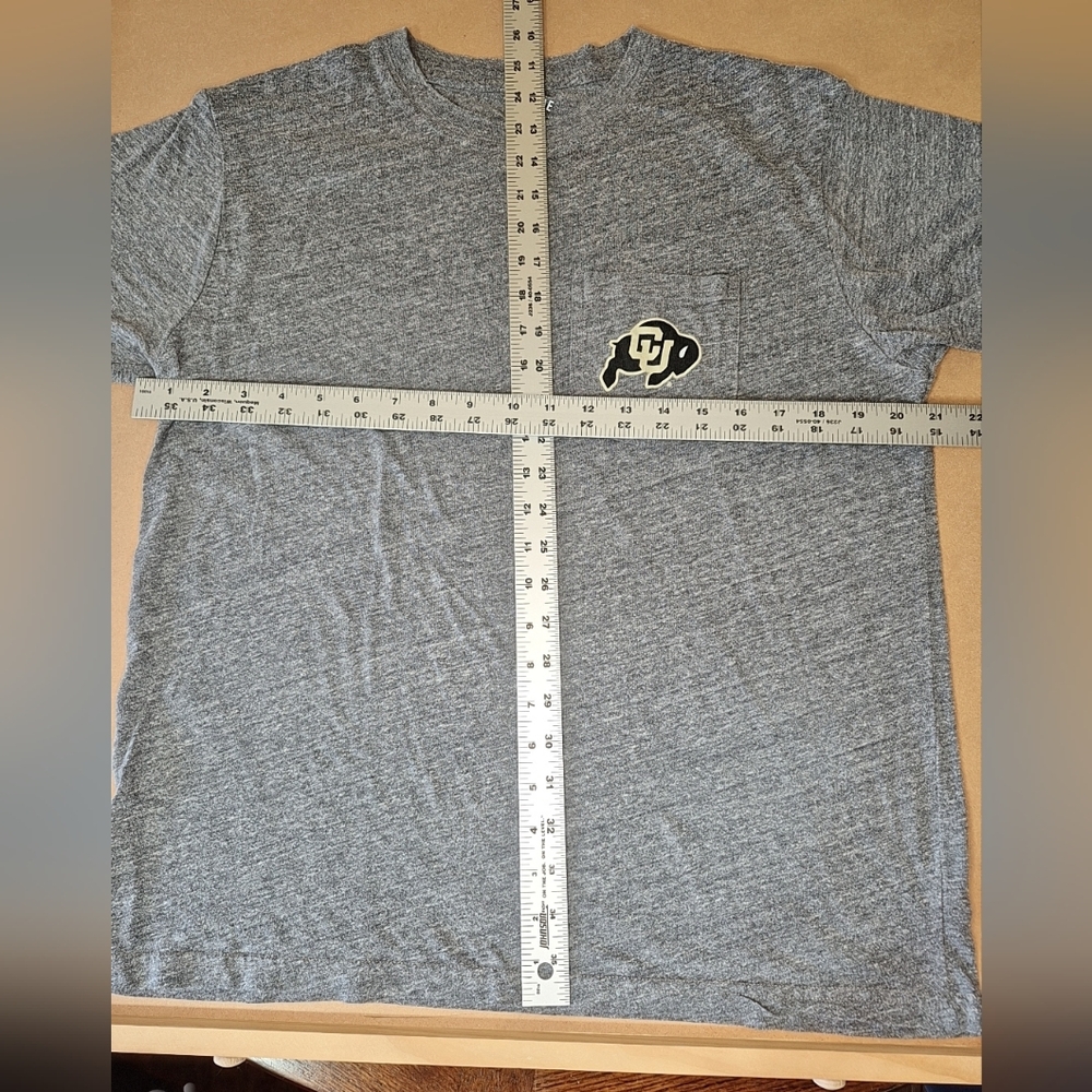 League Colorado Buffaloes Gray Short Sleeve Tee 1280/225 - Picture 4 of 6